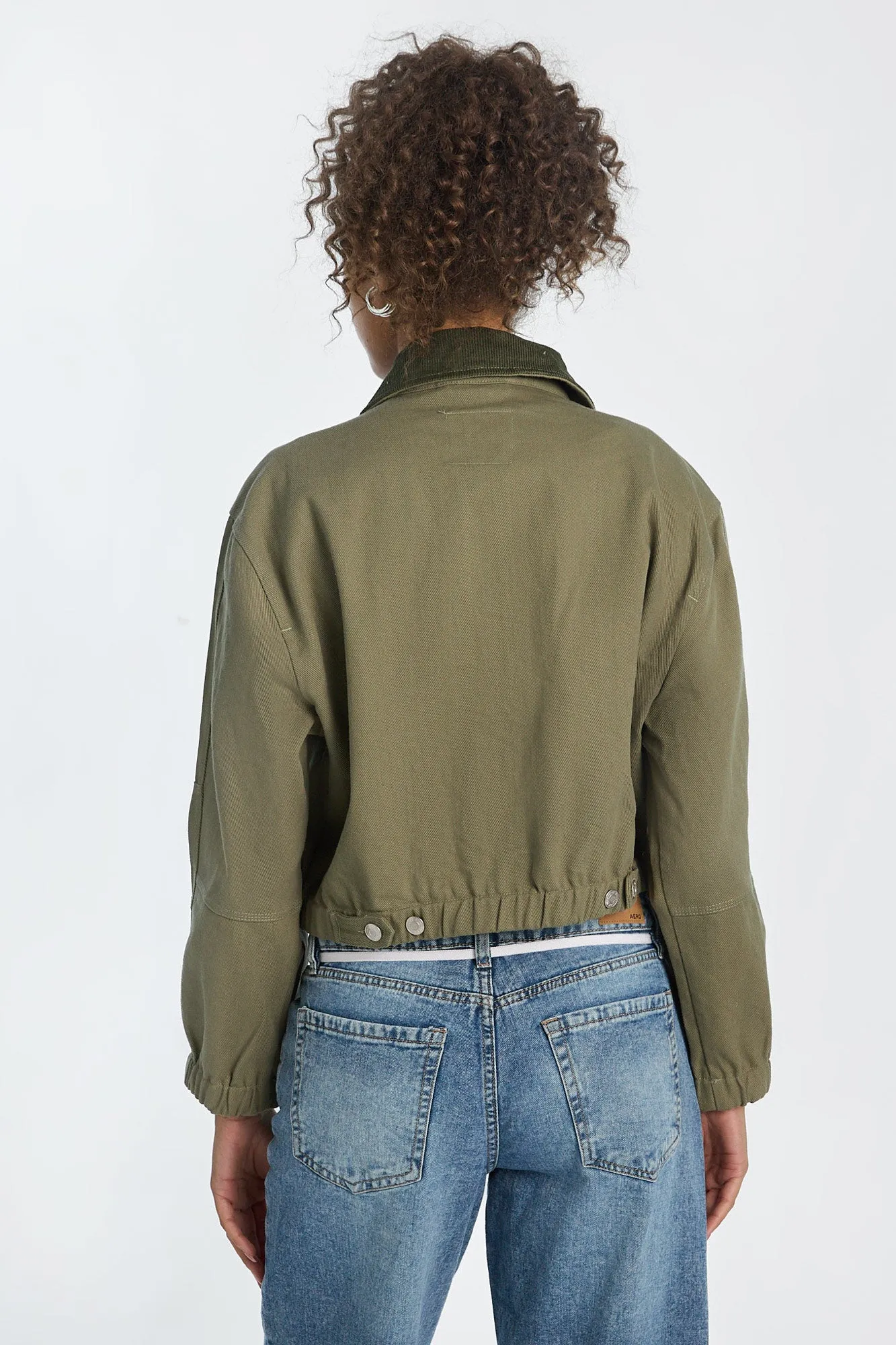 Twill Collared Workwear Jacket sold by Bluenotes product image thumbnail 3