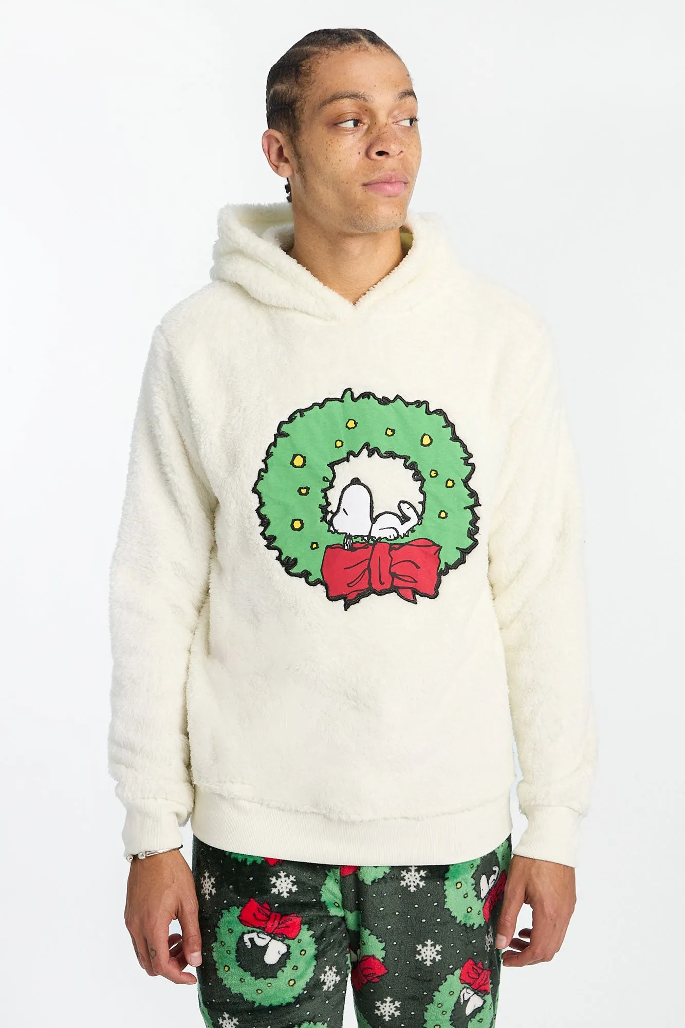 Peanuts Snoopy Graphic Sherpa Hoodie sold by Bluenotes