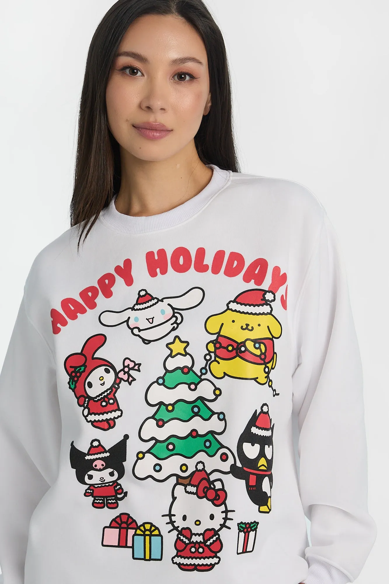 Hello Kitty And Friends Holidays Graphic Crew Neck Sweatshirt sold by Bluenotes product image thumbnail 2
