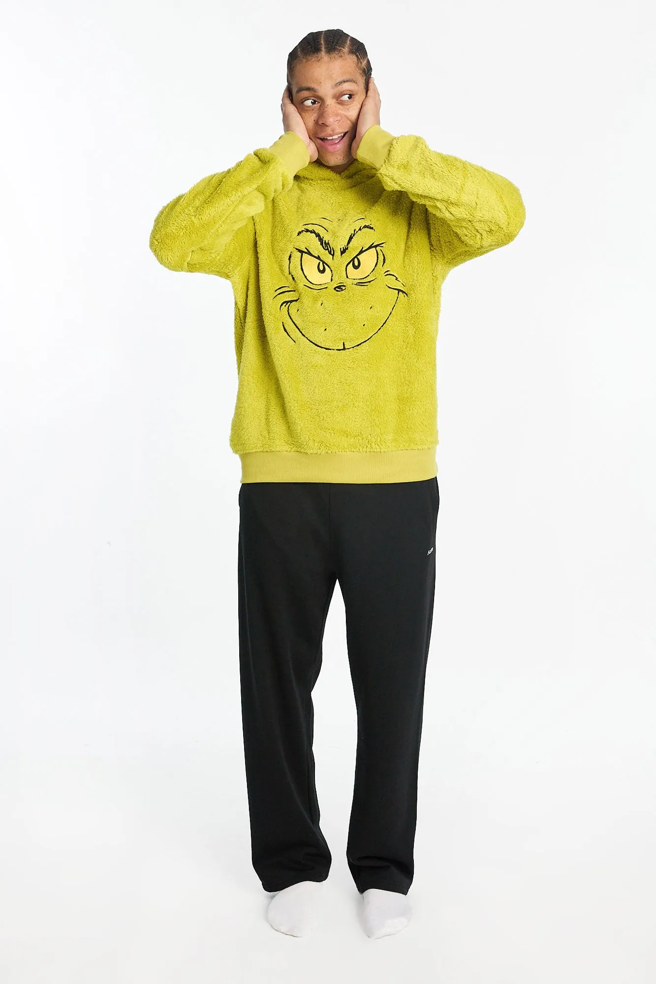 The Grinch Graphic Sherpa Hoodie sold by Bluenotes product image thumbnail 4
