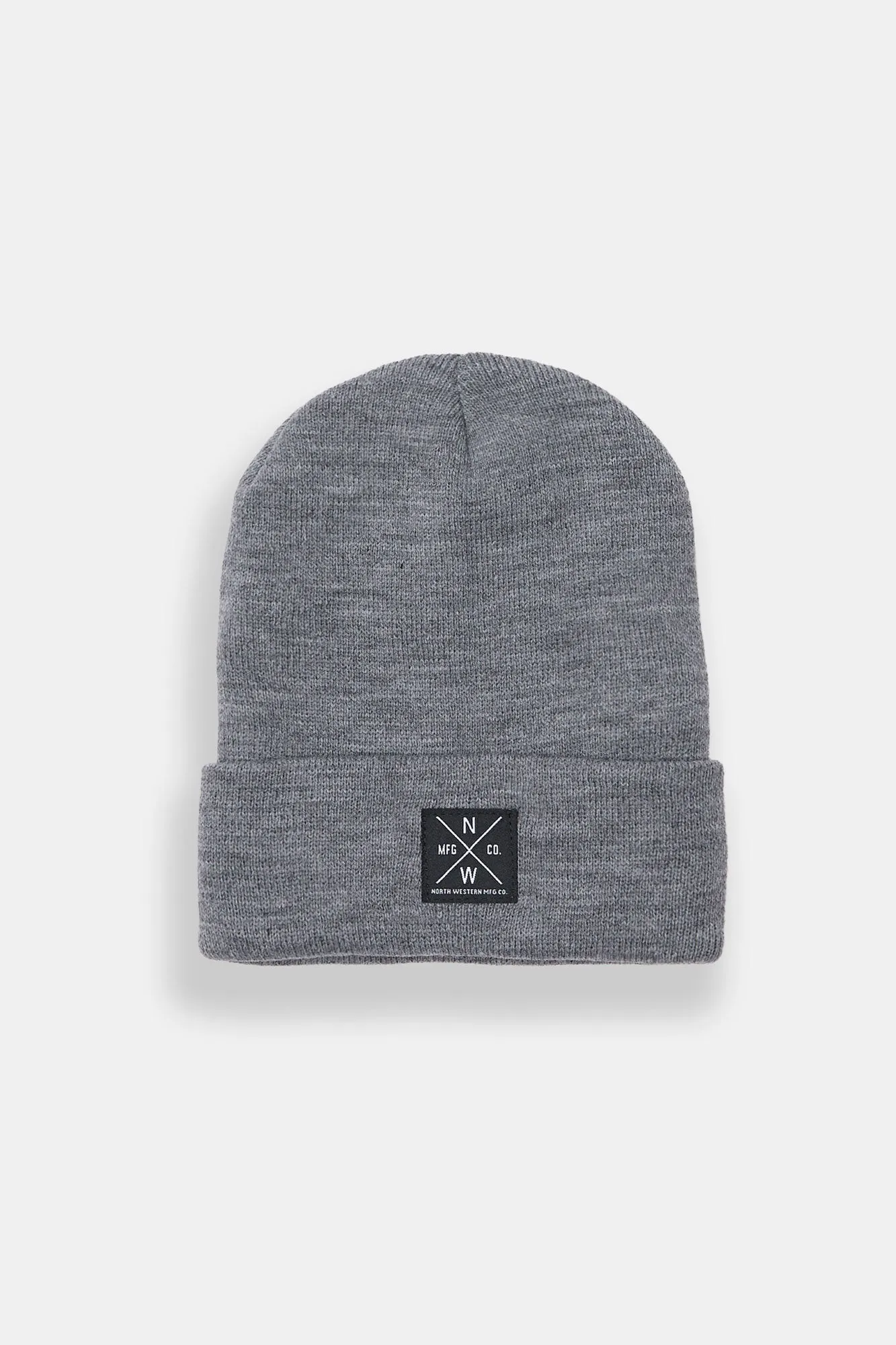 North Western Logo Patch Rolled Cuffed Beanie sold by Bluenotes product image thumbnail 4