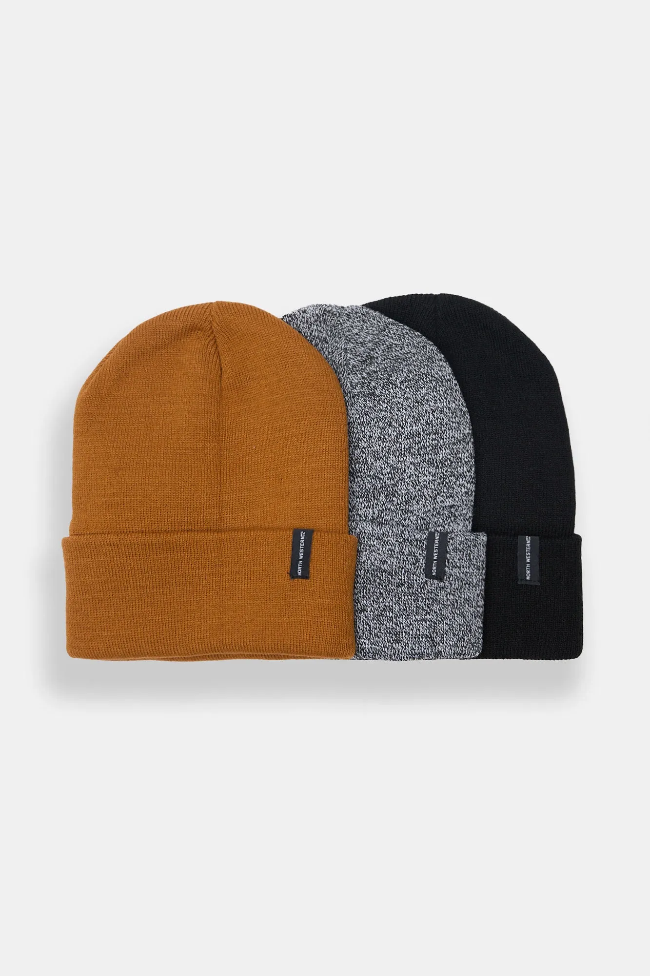 North Western Rolled Cuffed Beanie 3-Pack sold by Bluenotes