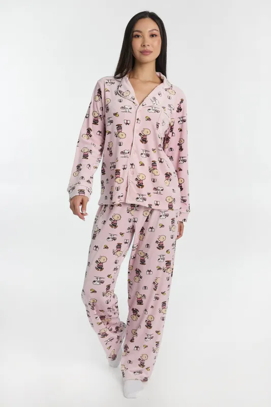 Peanuts Snoopy Gift Pajama Dad Shirt And Pants 2-Piece Set sold by Bluenotes