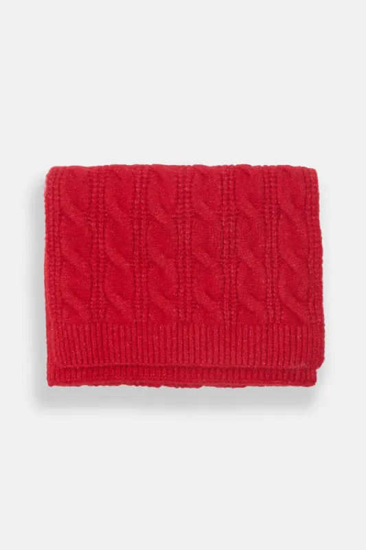 Cable Knit Scarf sold by Bluenotes