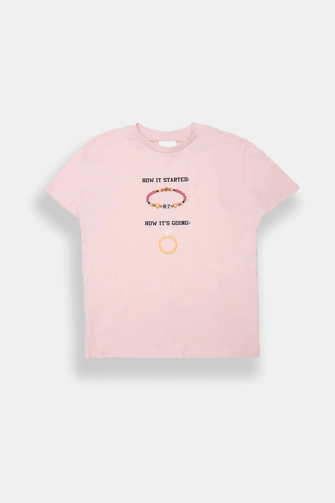 Taylor Swift Friendship Bracelet Graphic Boyfriend Tee sold by Bluenotes