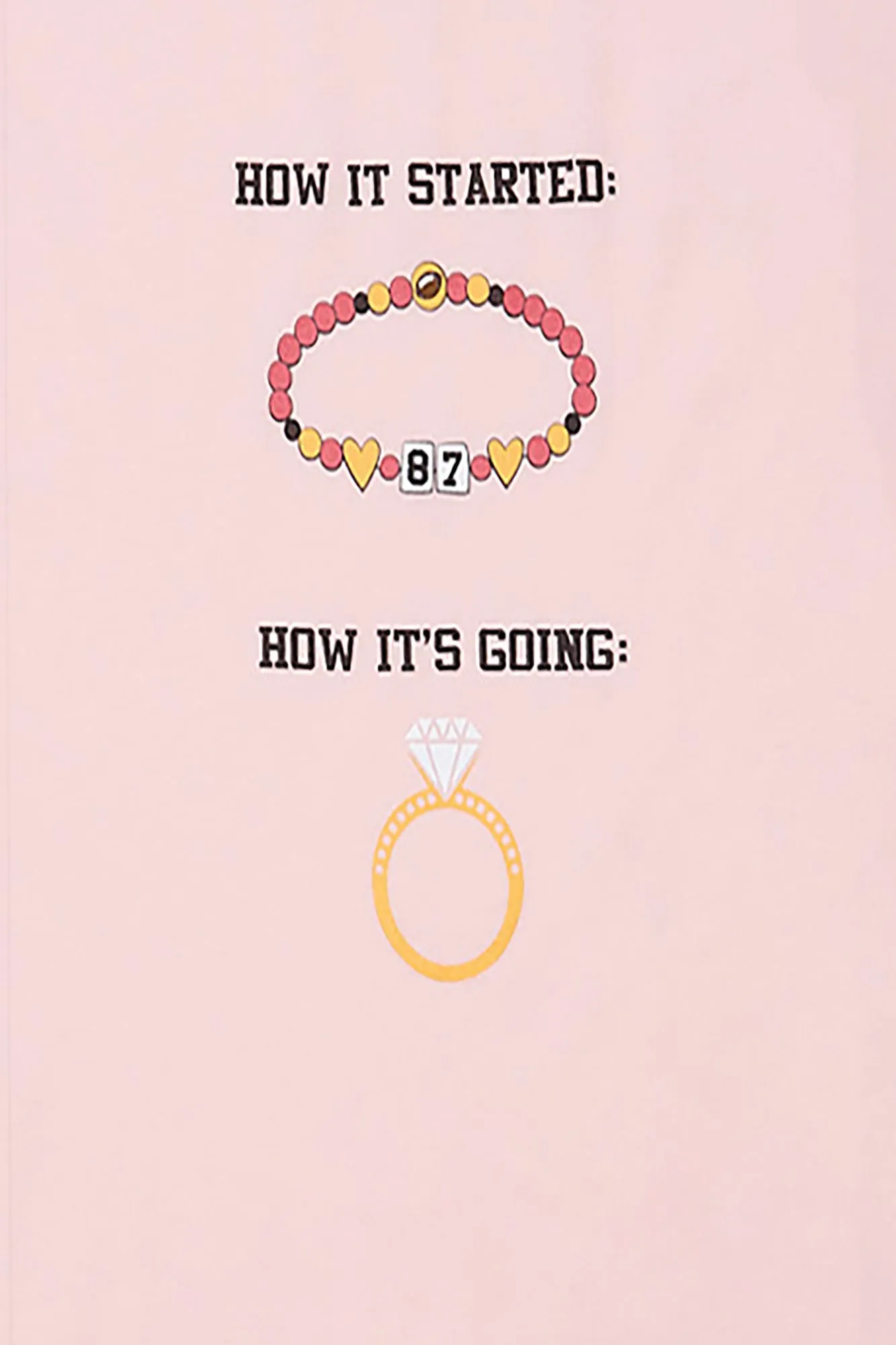 Taylor Swift Friendship Bracelet Graphic Boyfriend Tee sold by Bluenotes product image thumbnail 2