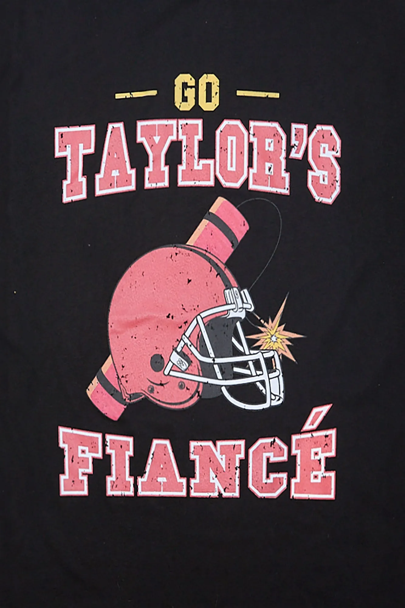 Go Taylor's Fiancé Graphic Boyfriend Tee sold by Bluenotes product image thumbnail 2