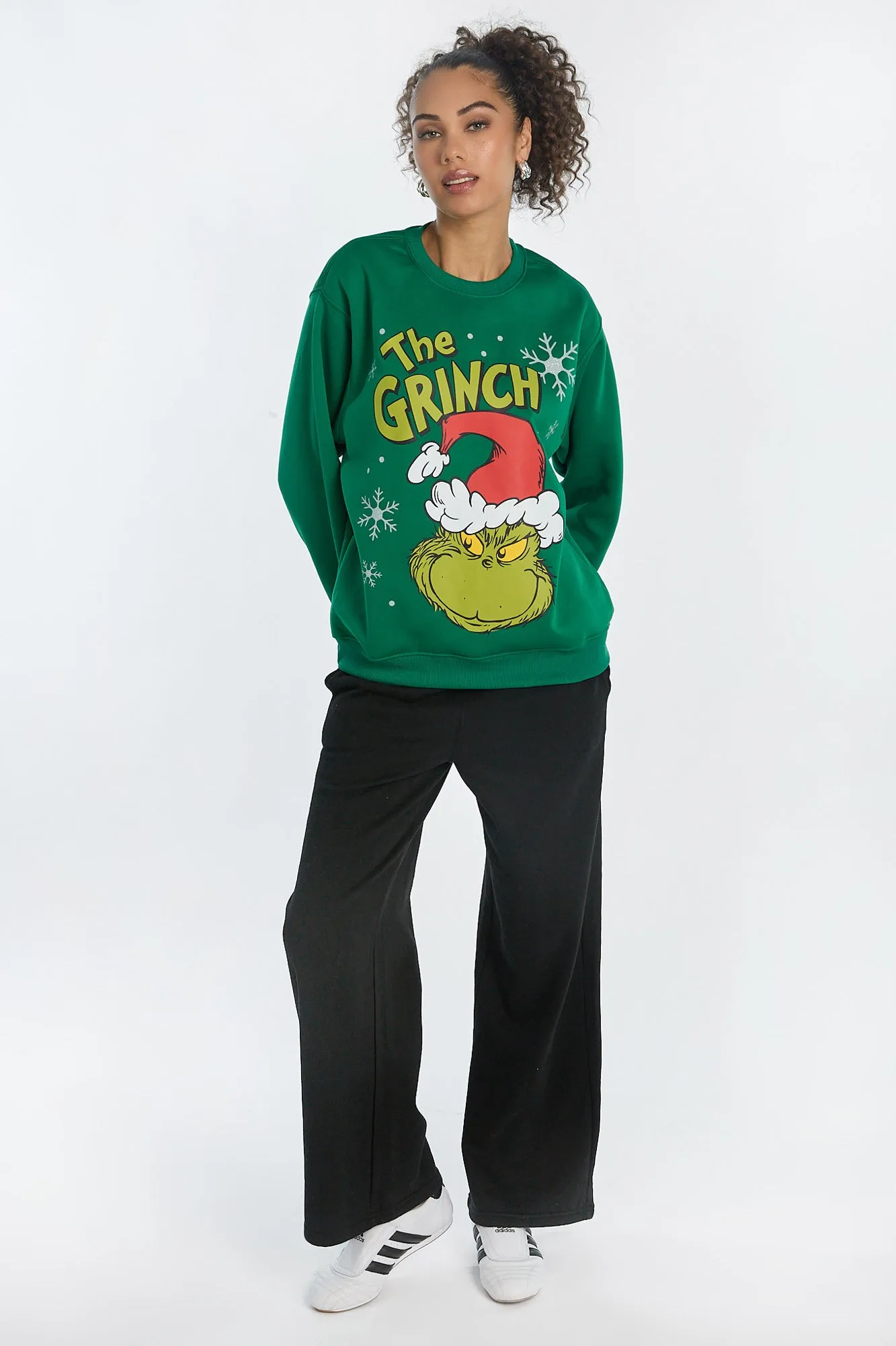 The Grinch Graphic Crew Neck Sweatshirt sold by Bluenotes product image thumbnail 4