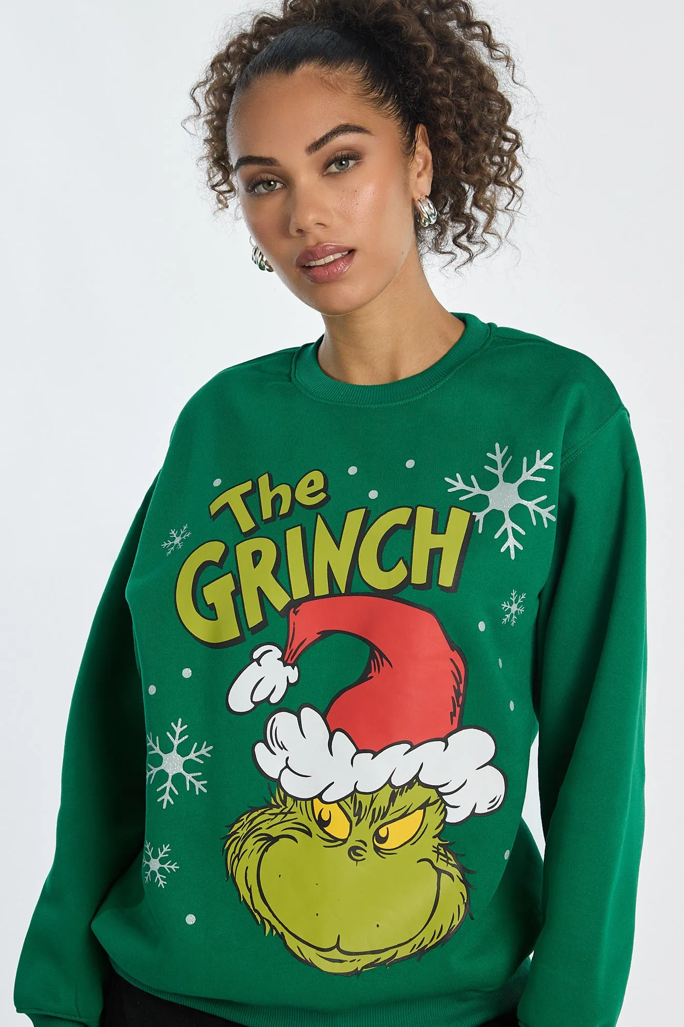The Grinch Graphic Crew Neck Sweatshirt sold by Bluenotes product image thumbnail 2