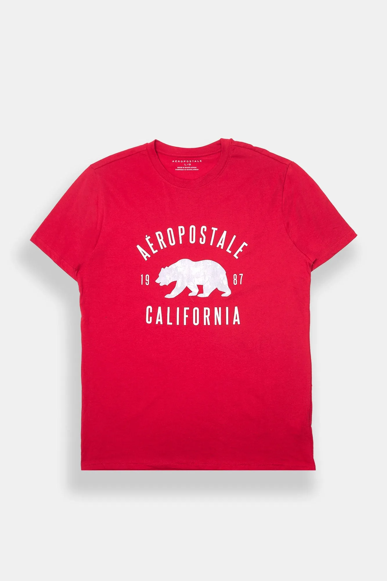 Aéropostale 87 Camouflage Bear Graphic Oversized Tee sold by Bluenotes product image thumbnail 5