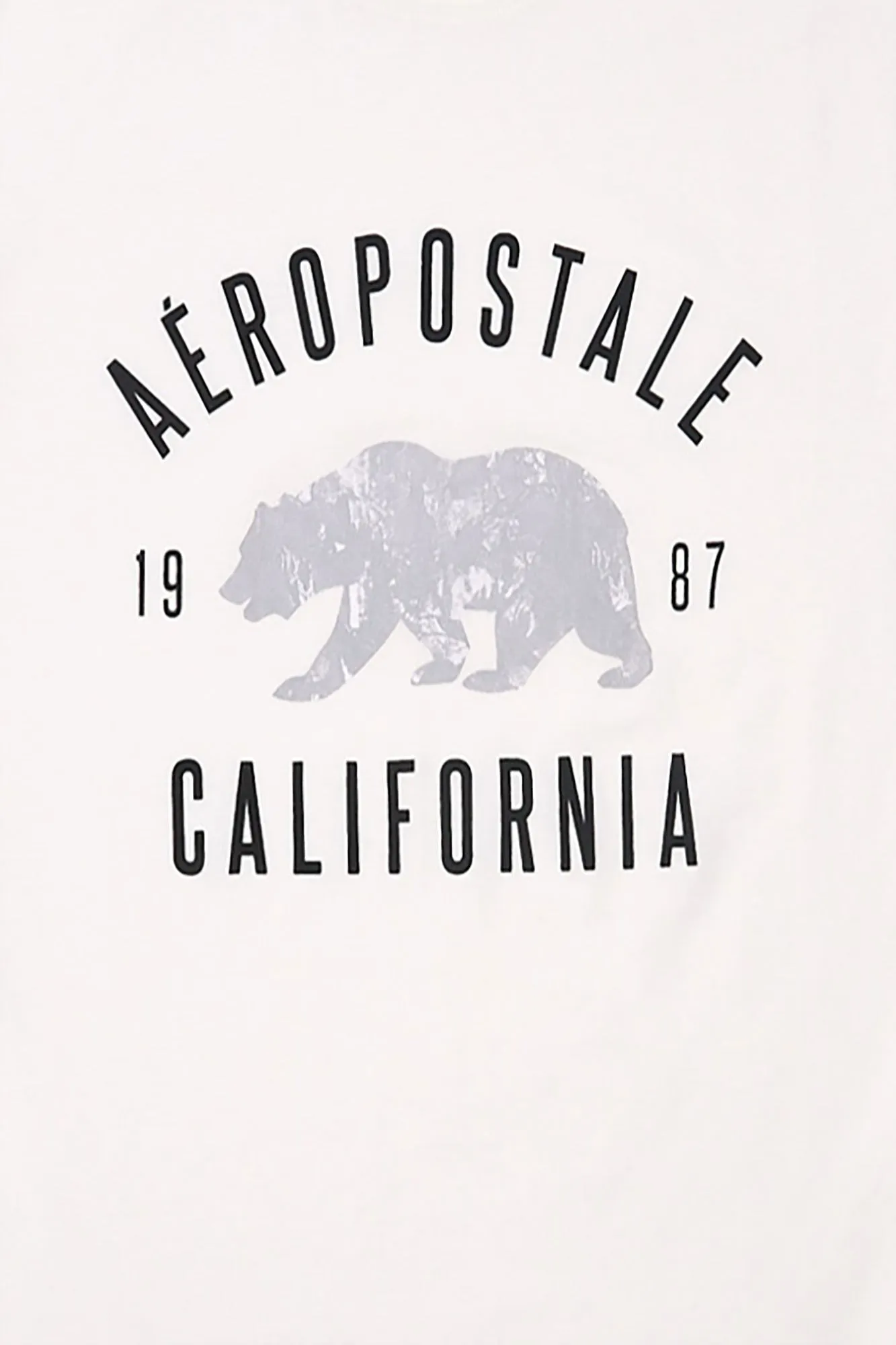 Aéropostale 87 Camouflage Bear Graphic Oversized Tee sold by Bluenotes product image thumbnail 4