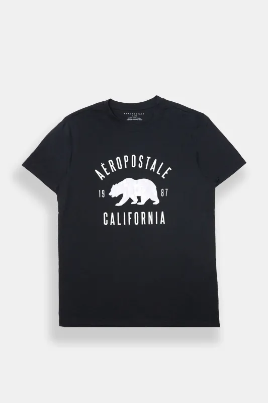 Aéropostale 87 Camouflage Bear Graphic Oversized Tee sold by Bluenotes