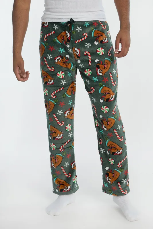 Scooby-Doo Christmas Candy Plush Pajama Pants sold by Bluenotes