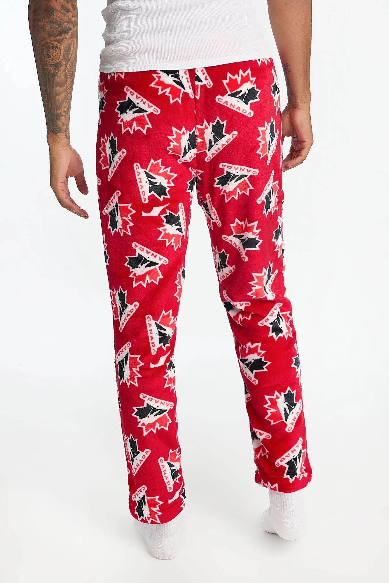 Hockey Canada Plush Pajama Pants sold by Bluenotes product image thumbnail 3