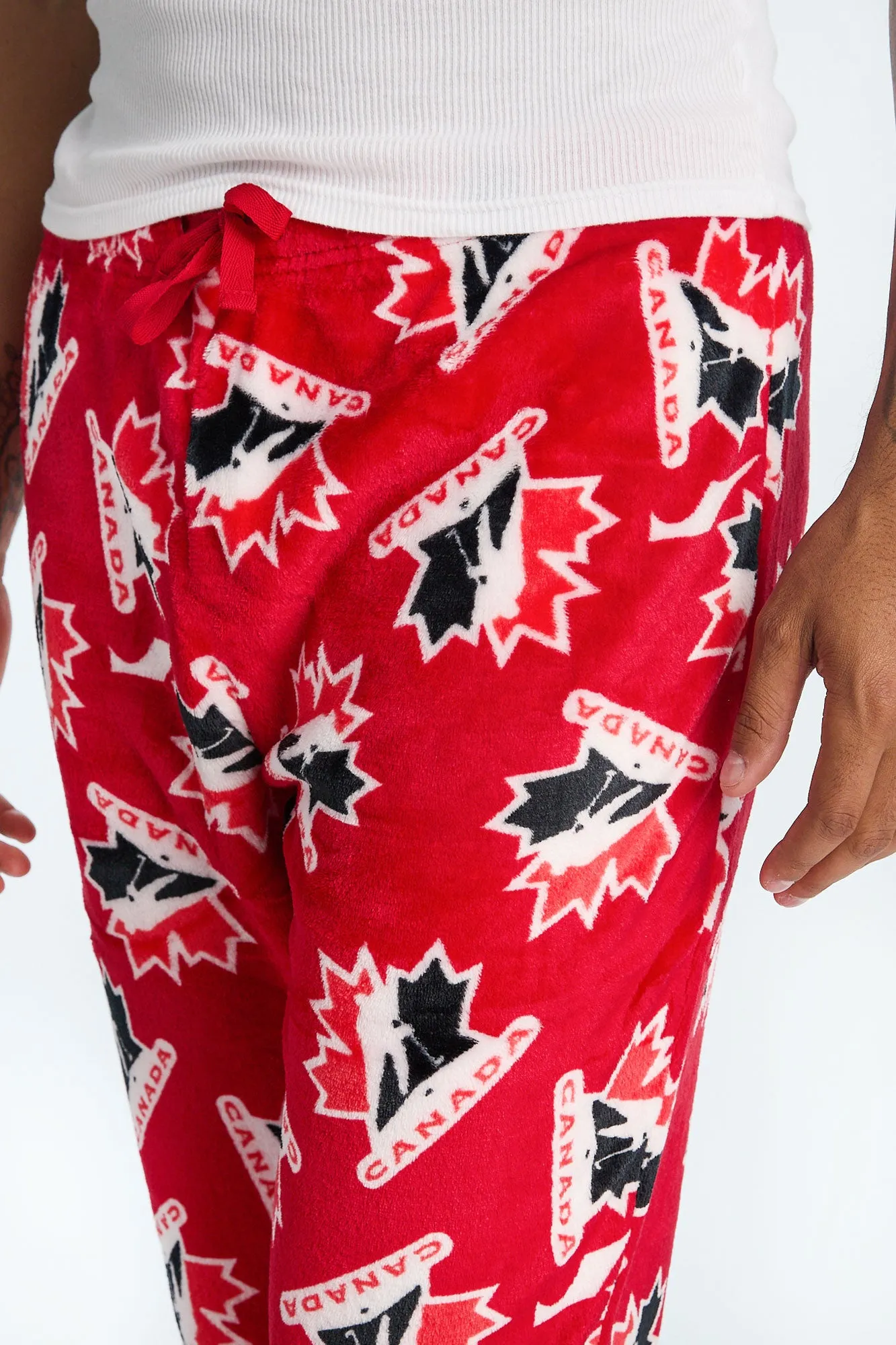 Hockey Canada Plush Pajama Pants sold by Bluenotes product image thumbnail 2