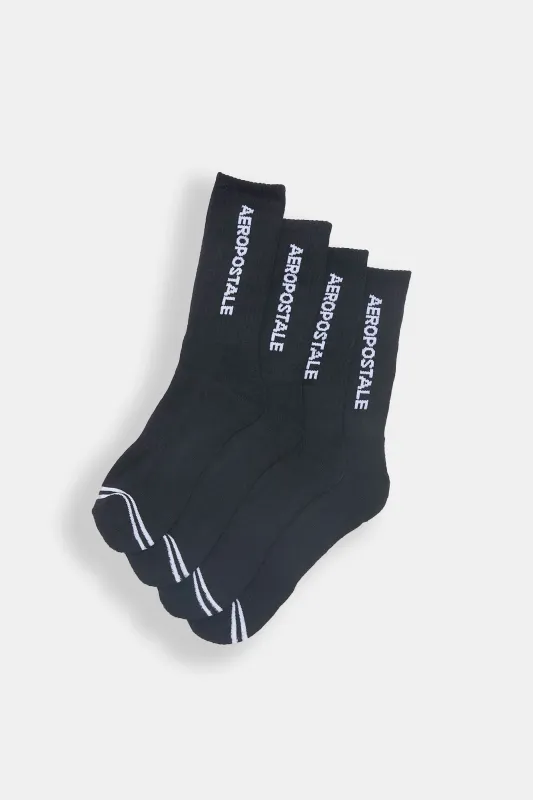 Aéropostale Athletic Crew Socks 4-Pack sold by Bluenotes