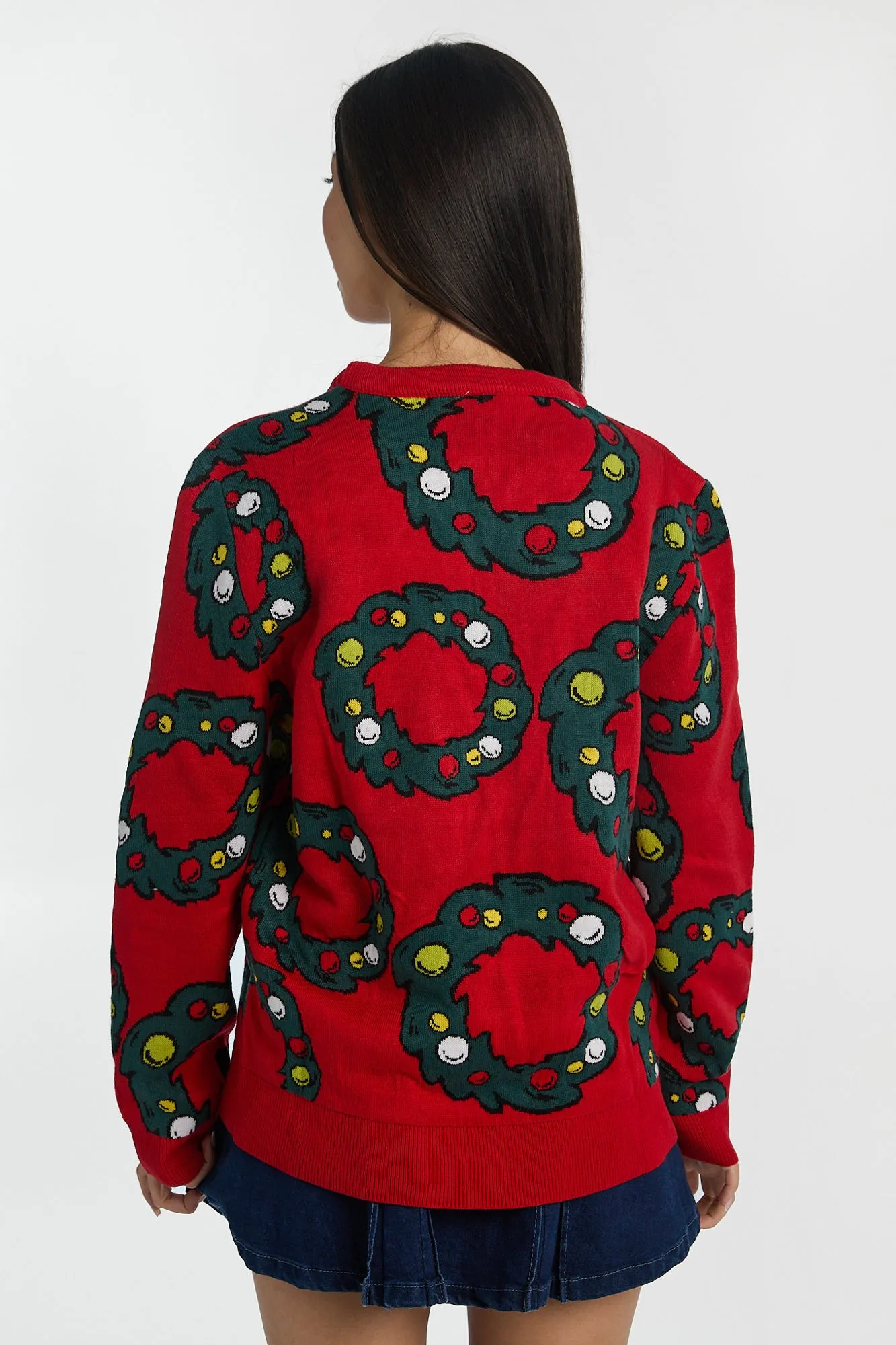 Grinchy Who Graphic Crew Neck Sweater sold by Bluenotes product image thumbnail 3