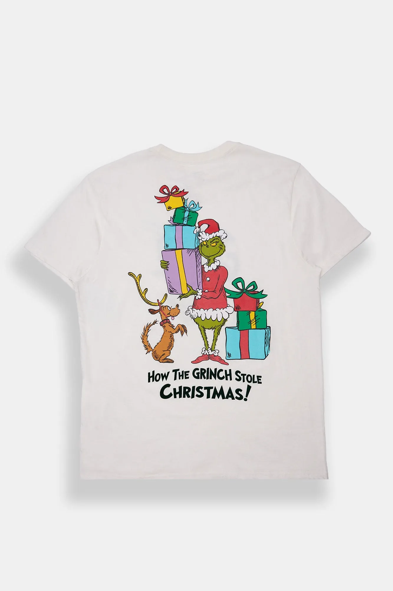 How The Grinch Stole Christmas Flocked Graphic Tee sold by Bluenotes