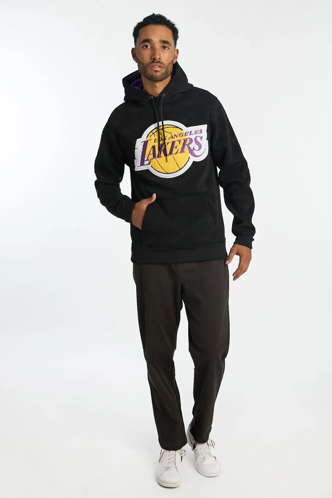 Los Angeles Lakers Chenille Hoodie sold by Bluenotes product image thumbnail 4