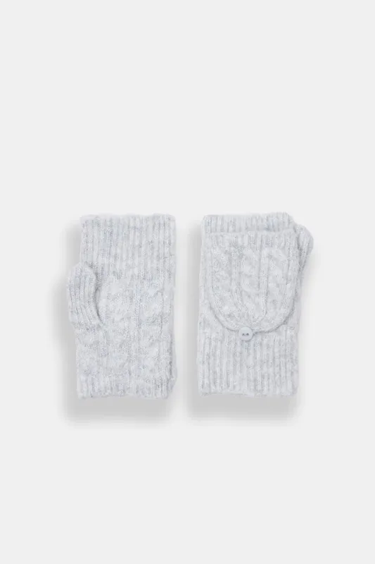 Cable Knit Fingerless Gloves sold by Bluenotes