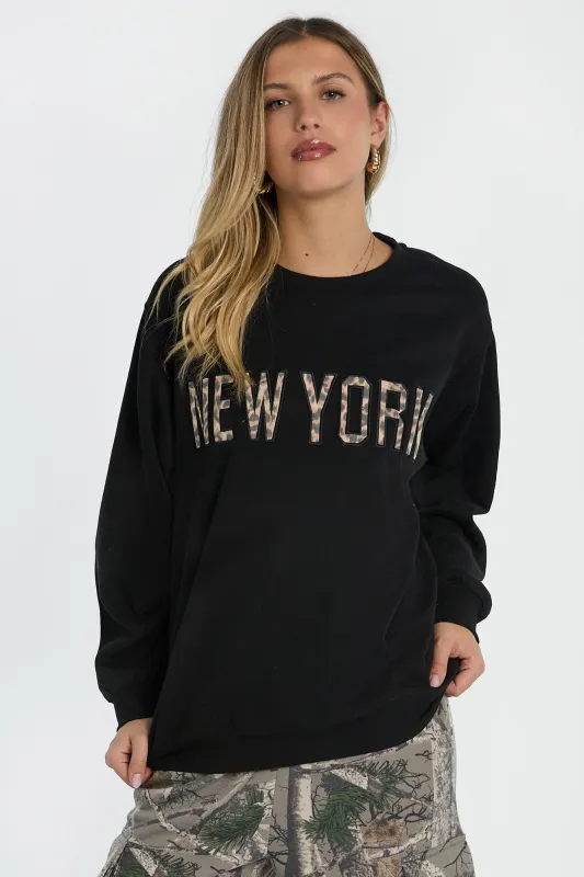Oversized Crew Neck Sweatshirt sold by Bluenotes