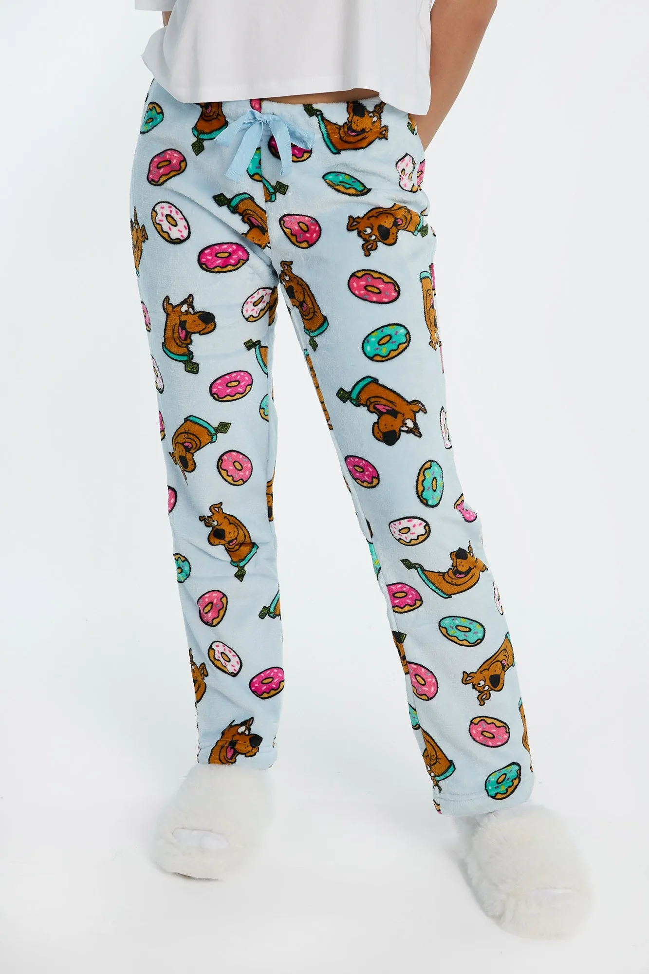Scooby-Doo Donuts Plush Pajama Pants sold by Bluenotes