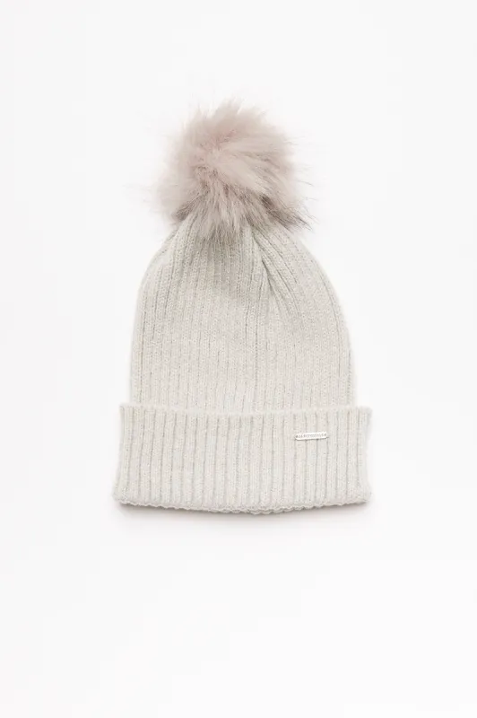 AERO Ribbed Pom Pom Beanie sold by Bluenotes