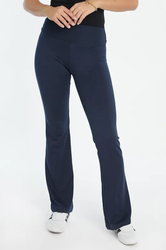 Super Soft Fleeceback Flare Leggings sold by Bluenotes