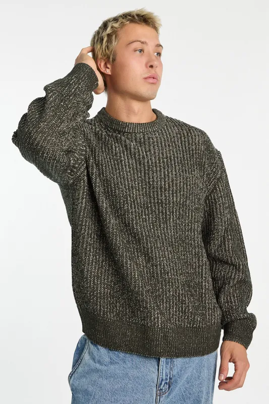 AERO Twisted Yarn Crew Neck Sweater sold by Bluenotes