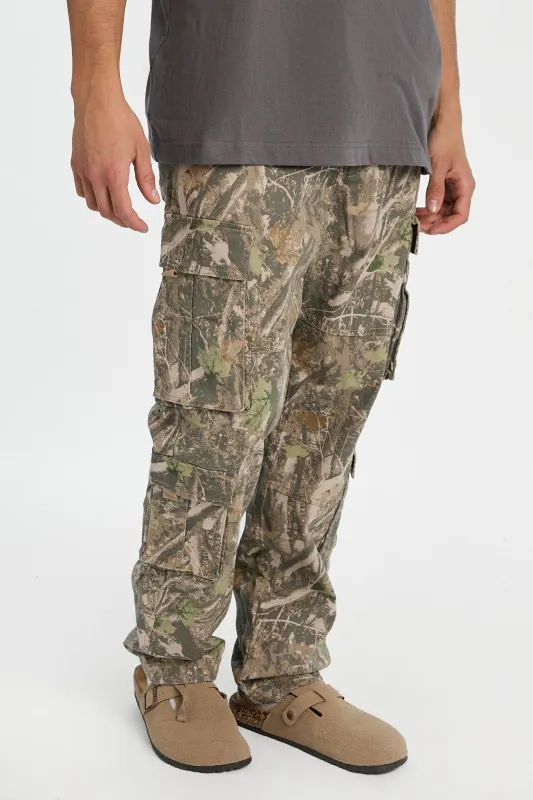 AERO Loose Cargo Twill Pants sold by Bluenotes