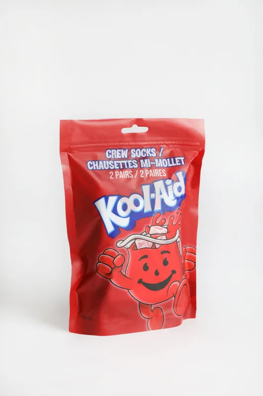 Kool-Aid Crew Socks Giftable 2-Pack sold by Bluenotes