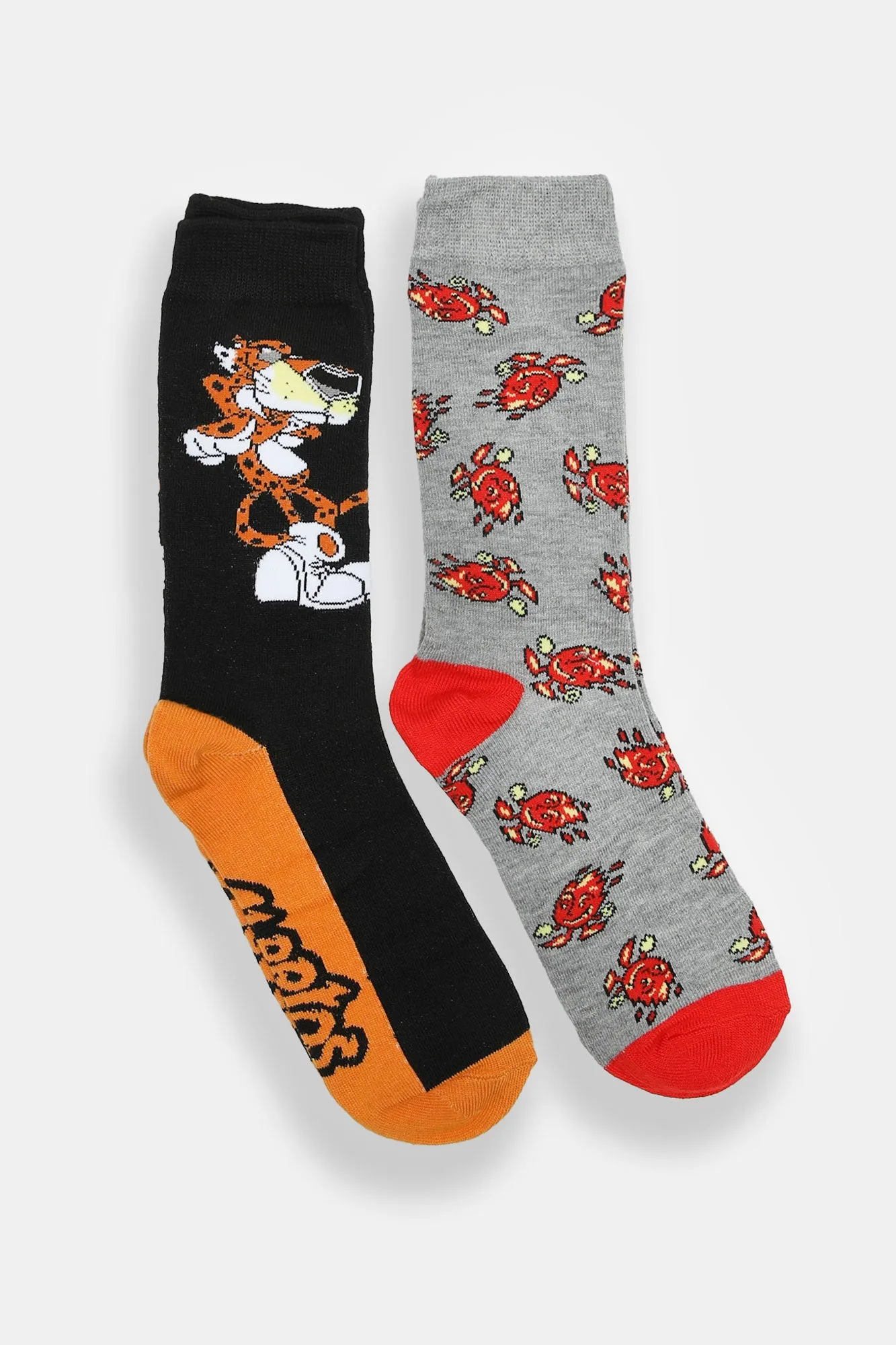 Cheetos Flamin' Hot Crew Socks Giftable 2-Pack sold by Bluenotes product image thumbnail 2