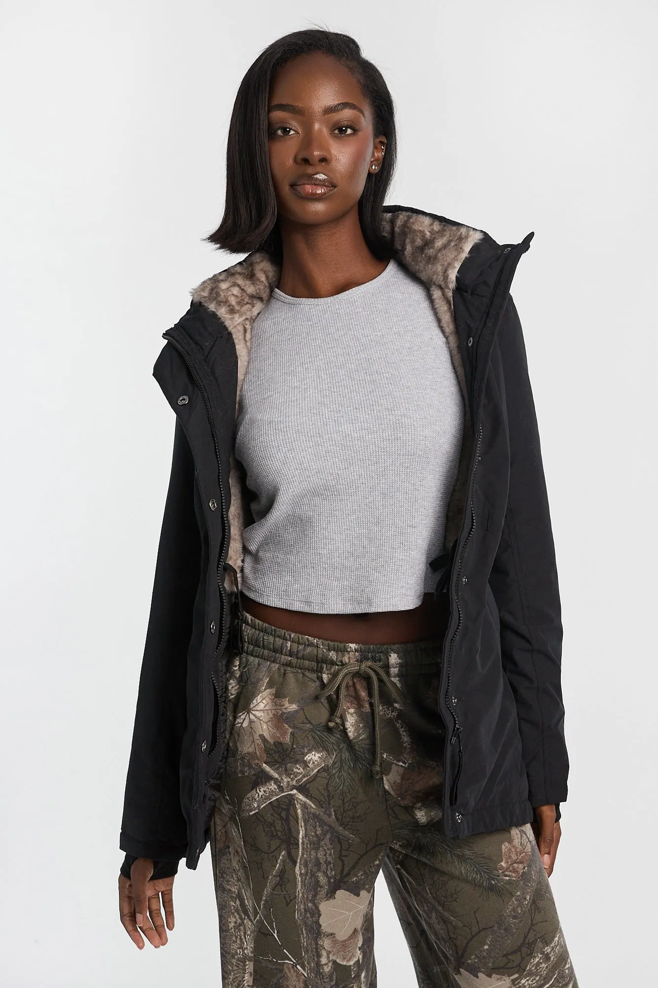 Faux-Fur Lined Hooded Parka sold by Bluenotes product image thumbnail 2