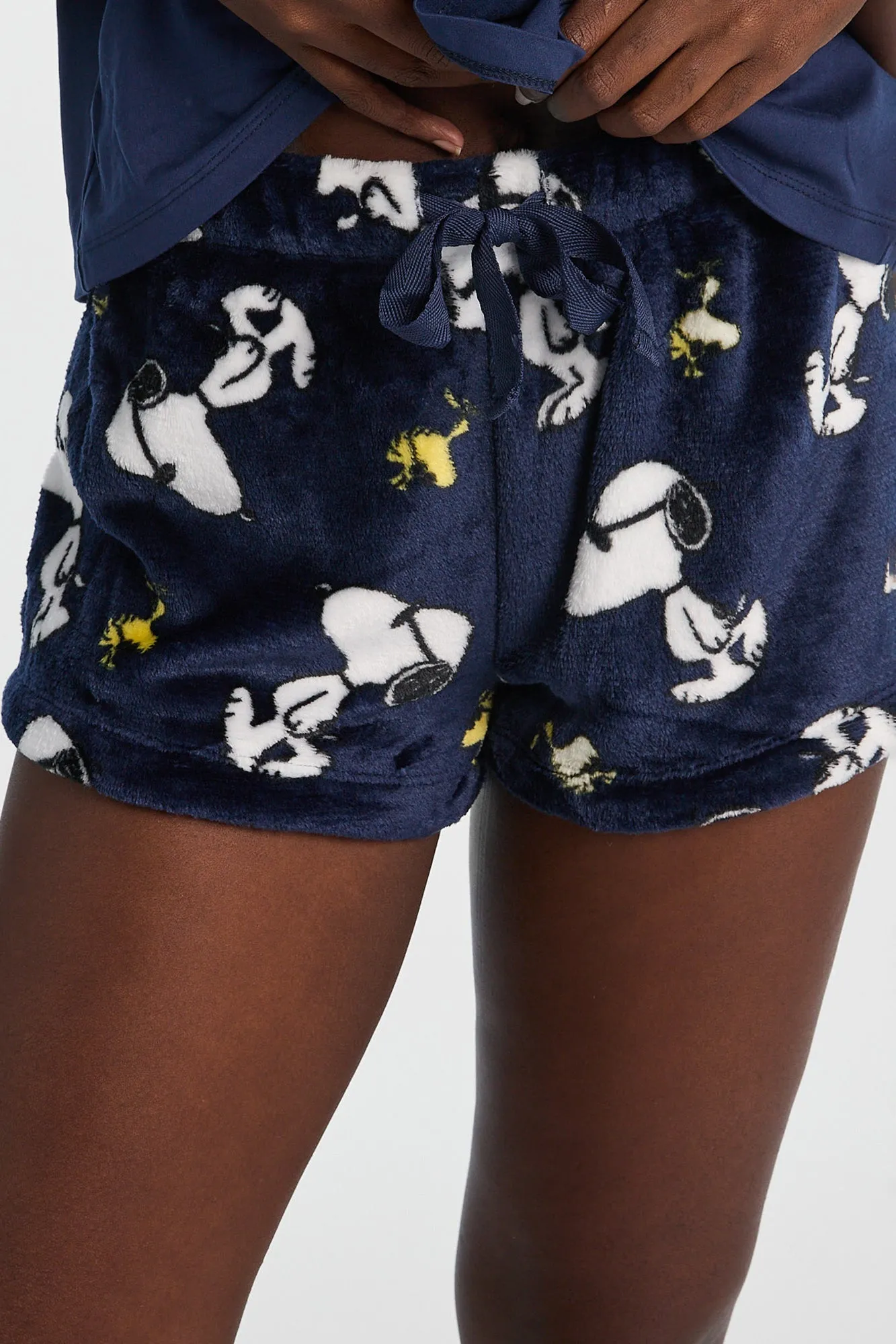 Peanuts Snoopy Pajama Tee & Plush Shorts 2-Piece Set sold by Bluenotes product image thumbnail 4