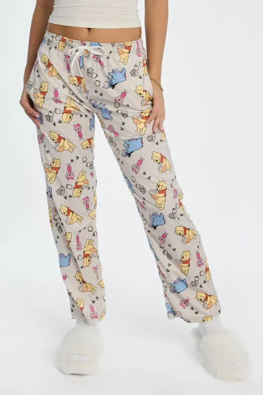 Winnie The Pooh Velour Pajama Pants sold by Bluenotes