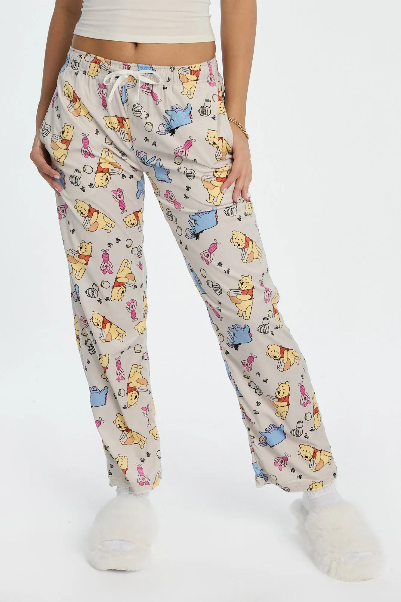 Winnie The Pooh Velour Pajama Pants sold by Bluenotes