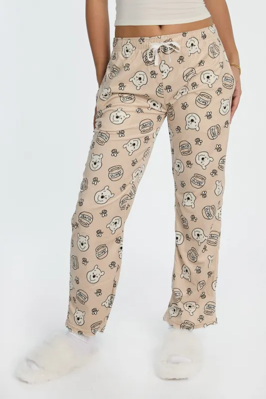 Winnie The Pooh Hunny Velour Pajama Pants sold by Bluenotes