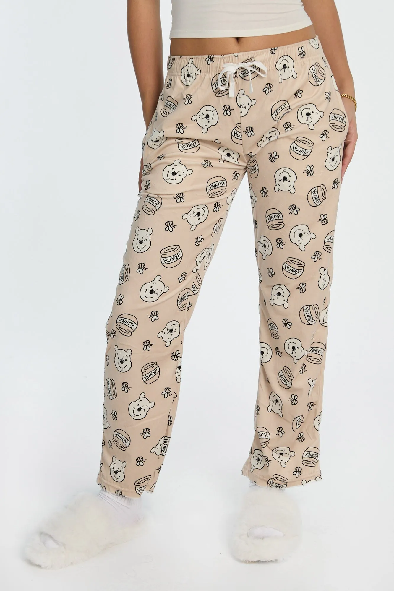 Winnie The Pooh Hunny Velour Pajama Pants sold by Bluenotes