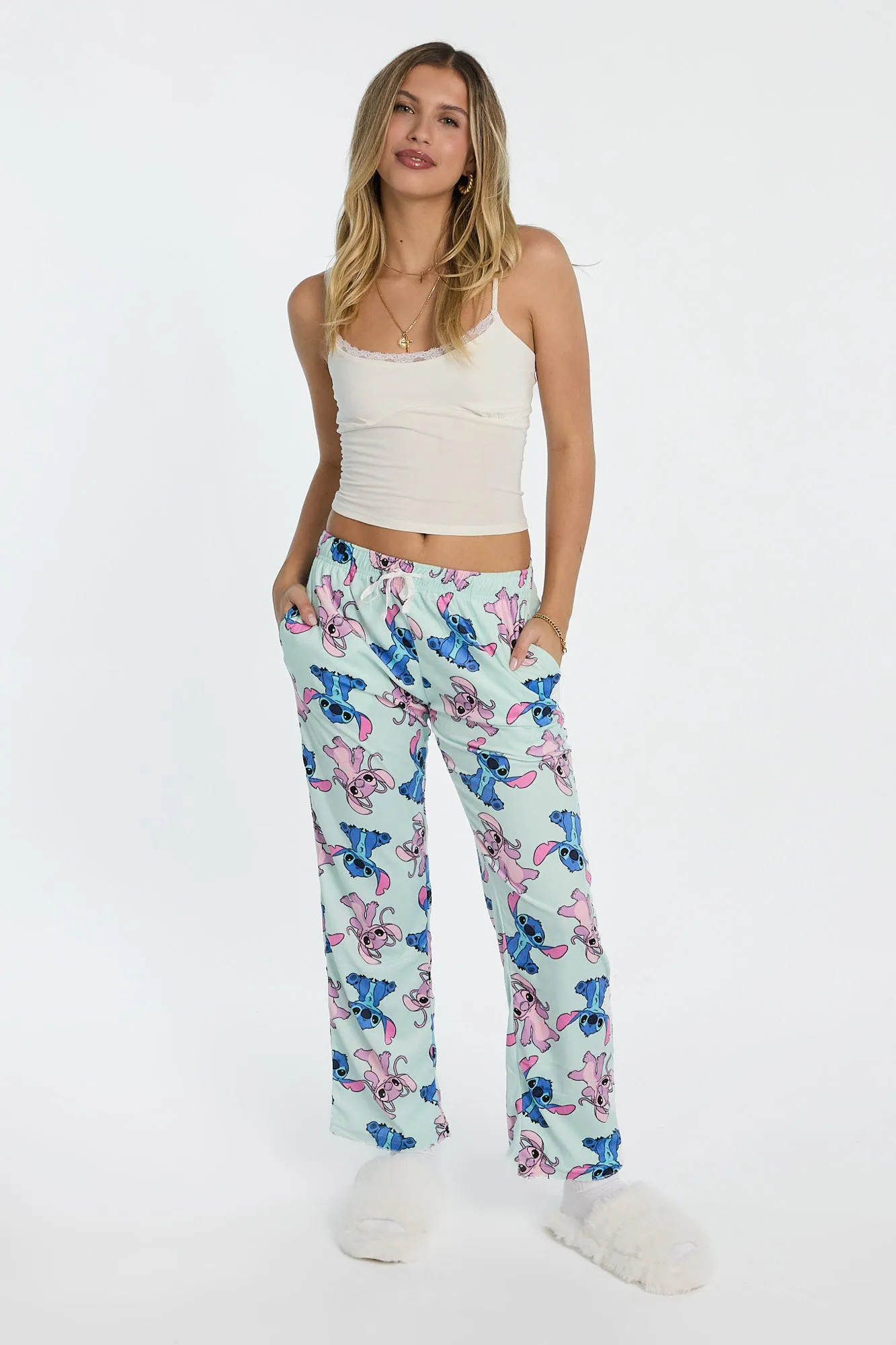 Stitch & Angel Velour Pajama Pants sold by Bluenotes product image thumbnail 4