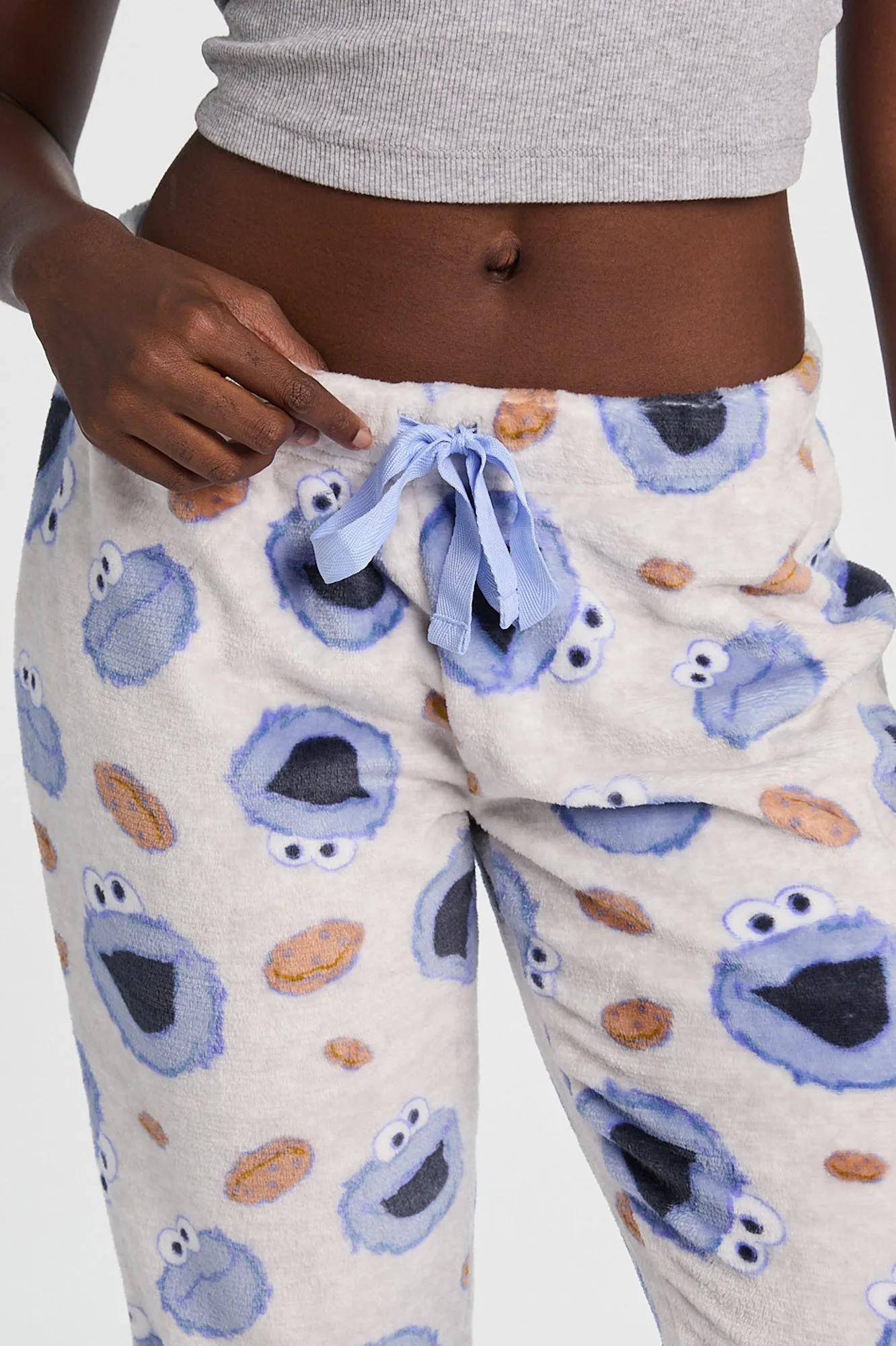 Cookie Monster Plush Pajama Pants sold by Bluenotes product image thumbnail 2