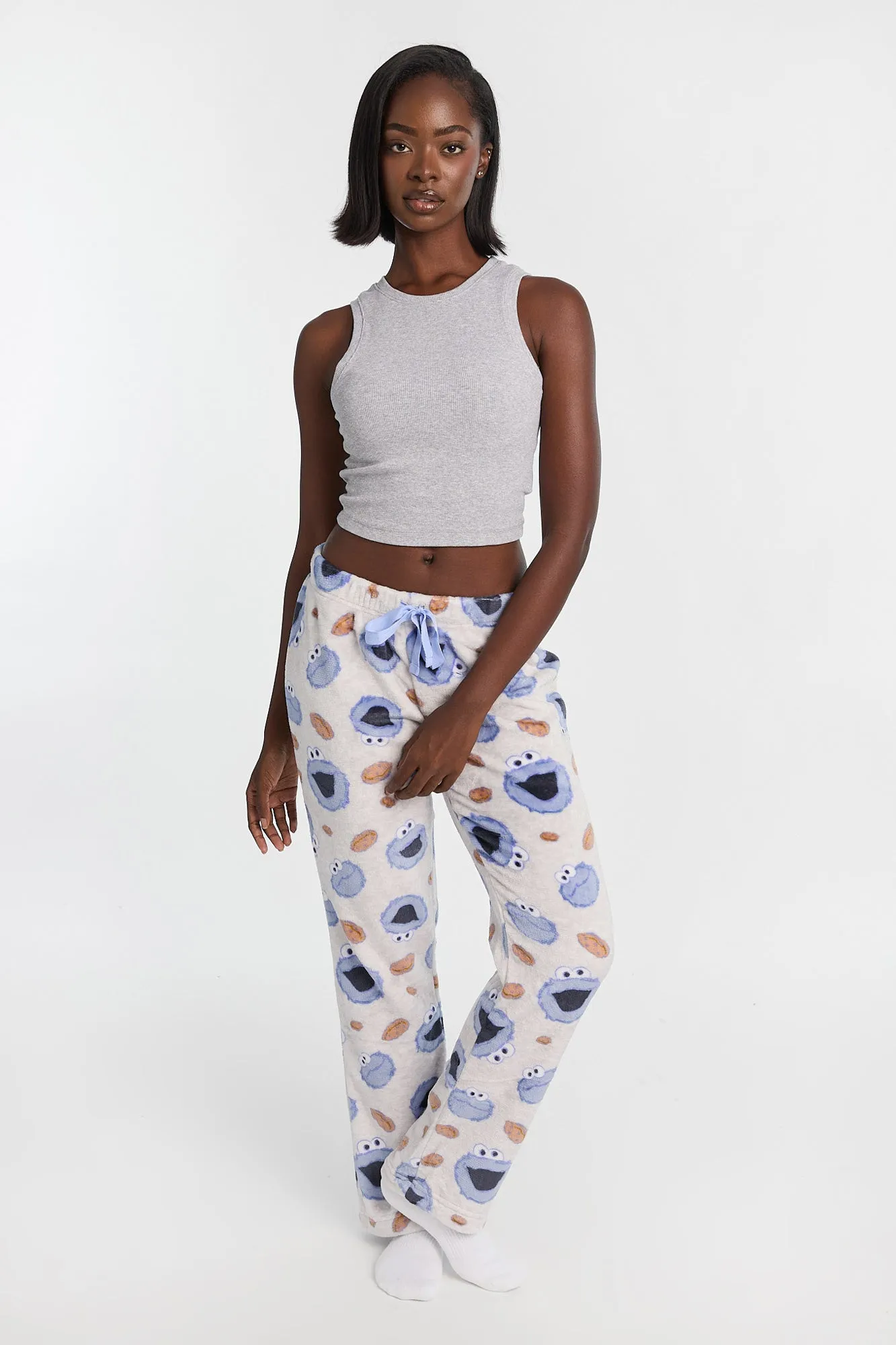 Cookie Monster Plush Pajama Pants sold by Bluenotes product image thumbnail 4