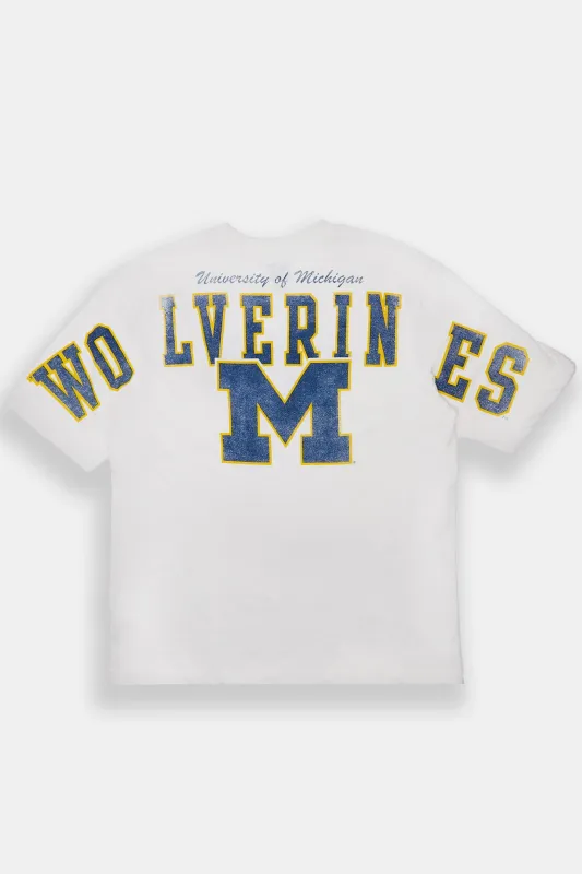 Michigan Wolverines Graphic Oversized Tee sold by Bluenotes