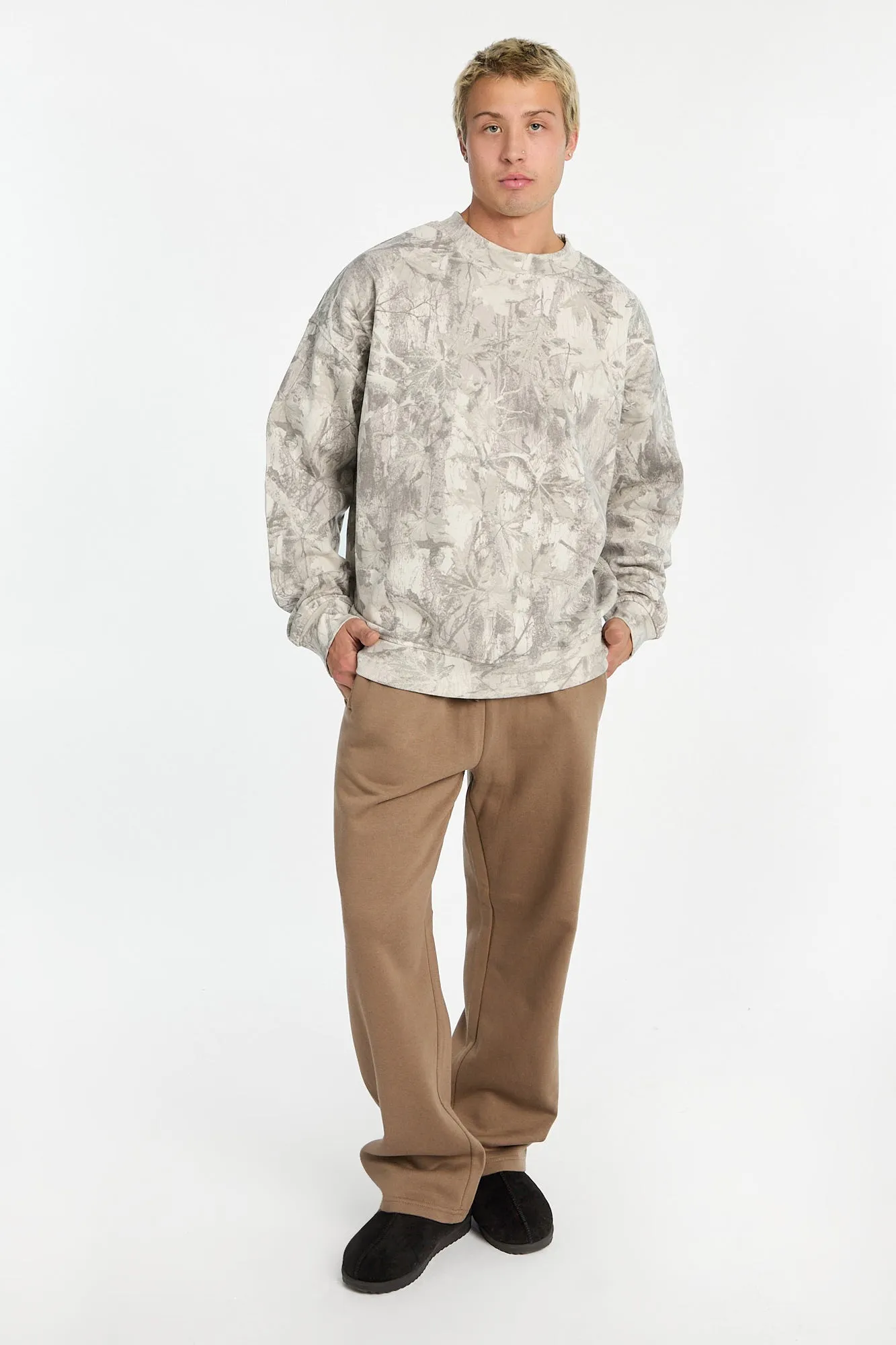 North Western Tree Camouflage Oversized Crew Neck Sweatshirt sold by Bluenotes product image thumbnail 4