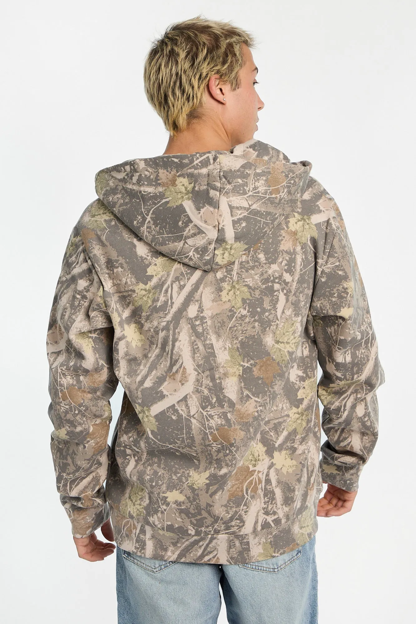 North Western Tree Camouflage Zip-Up Hoodie sold by Bluenotes product image thumbnail 3
