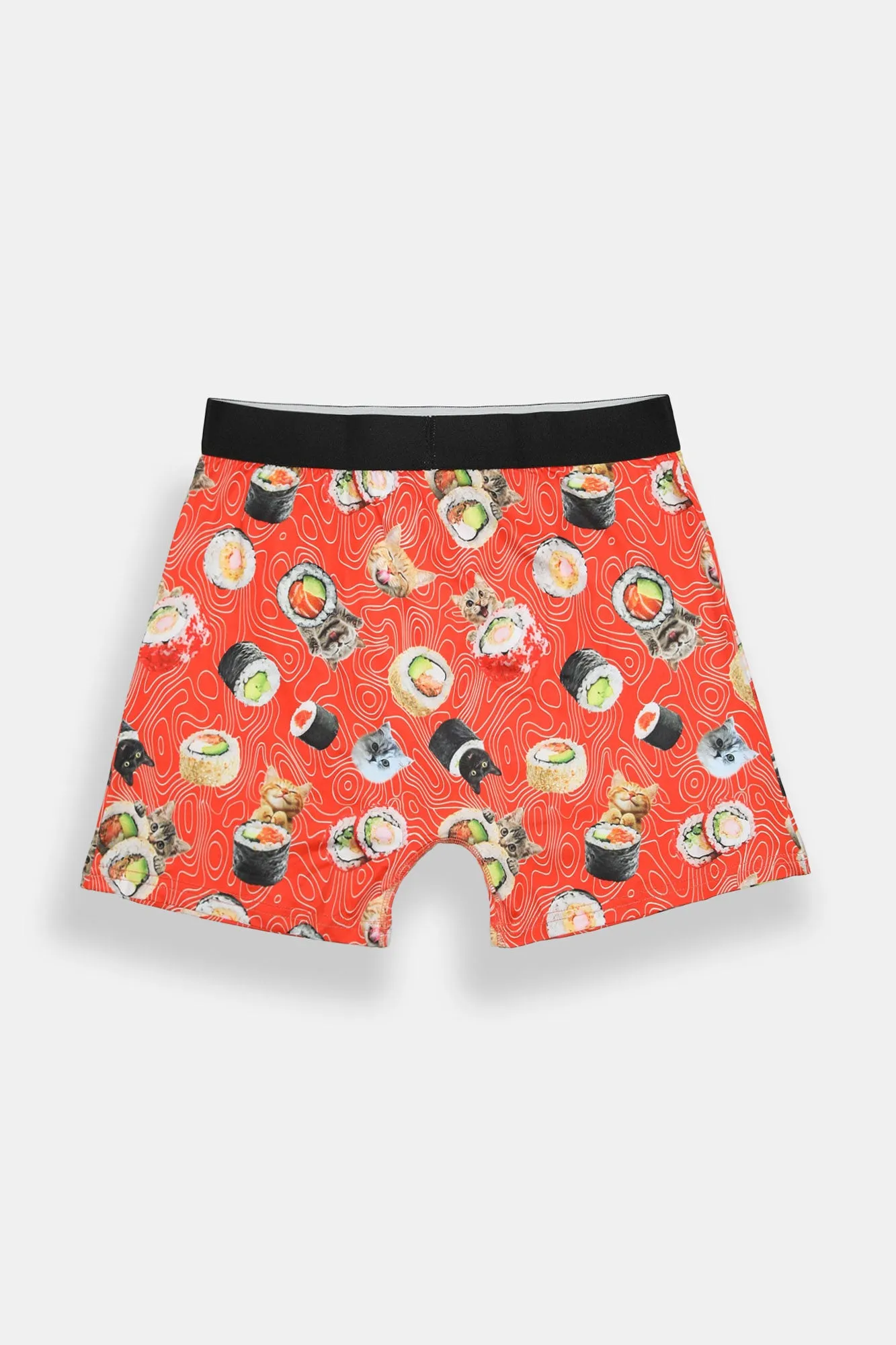 AERO Cats & Sushi Printed Boxer Briefs sold by Bluenotes product image thumbnail 2