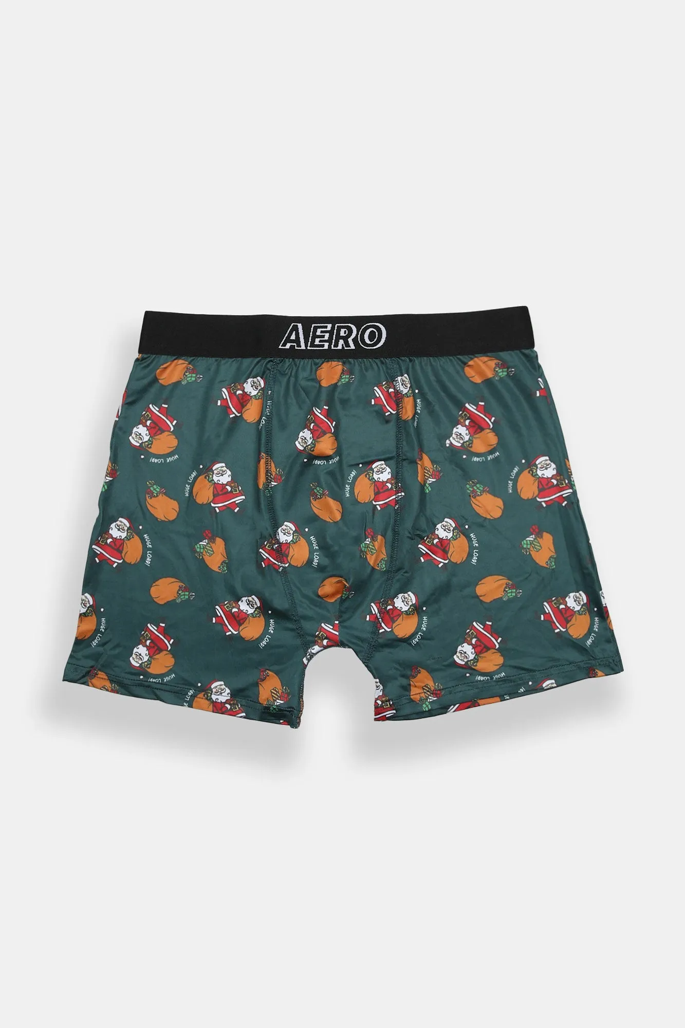 AERO Santa's Sleigh Christmas Printed Boxer Briefs sold by Bluenotes