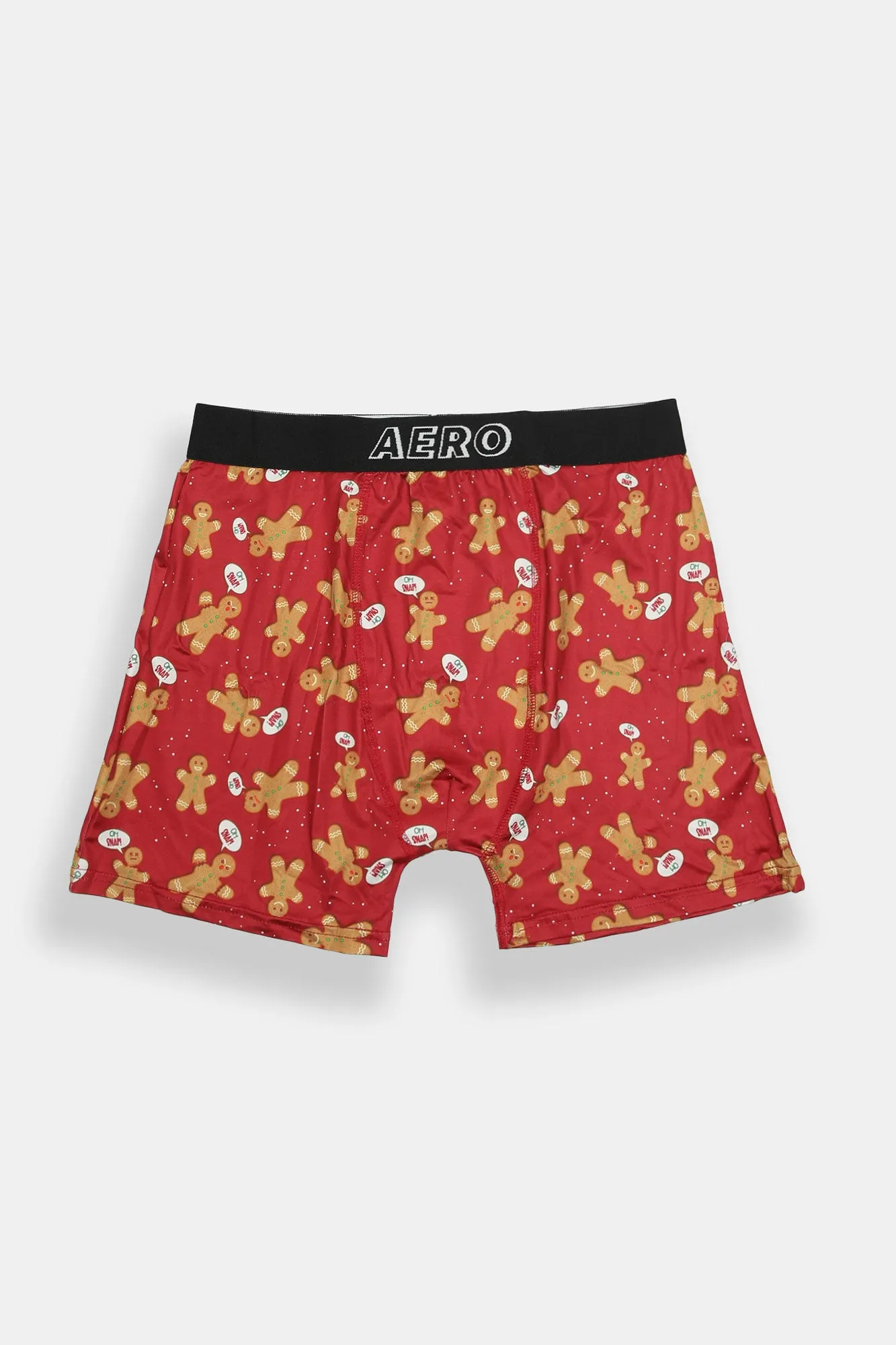 AERO Gingerbread Christmas Printed Boxer Briefs sold by Bluenotes