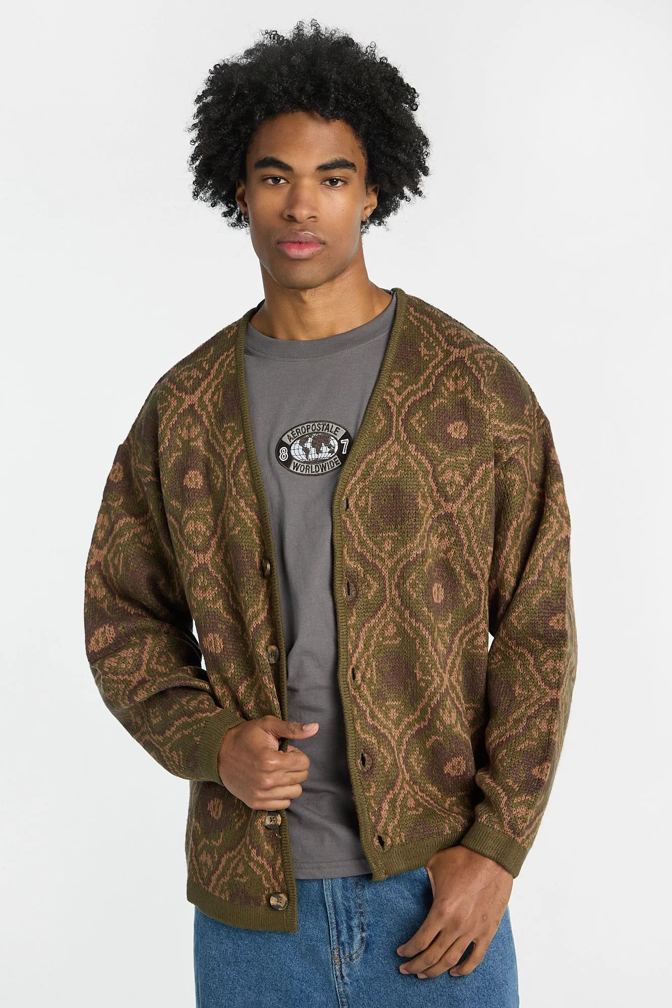 Aéropostale Jacquard Cardigan sold by Bluenotes product image thumbnail 2