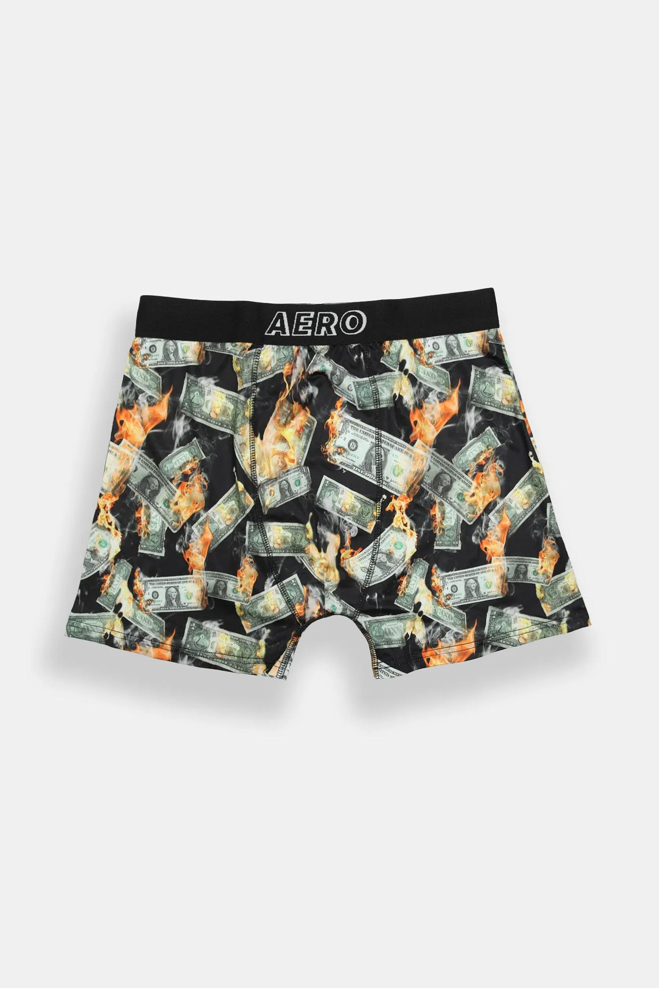 AERO Money Burning Printed Boxer Briefs sold by Bluenotes