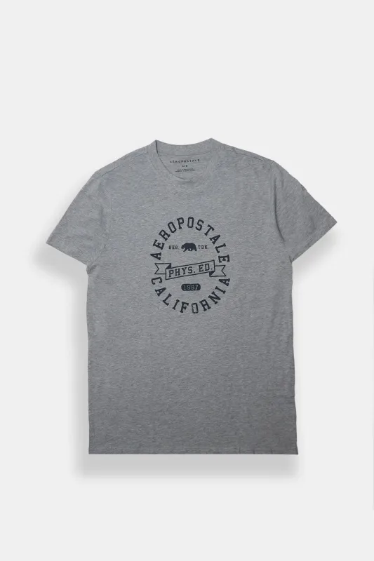 AERO Physical Education Bear Puff Print Graphic Tee sold by Bluenotes